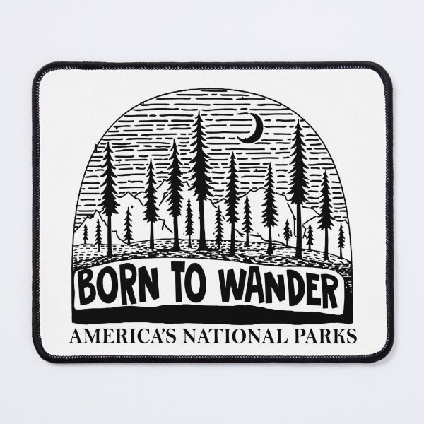 Item preview, Born To Wander America’s National Parks Adventure Design designed and sold by AaronButle42.