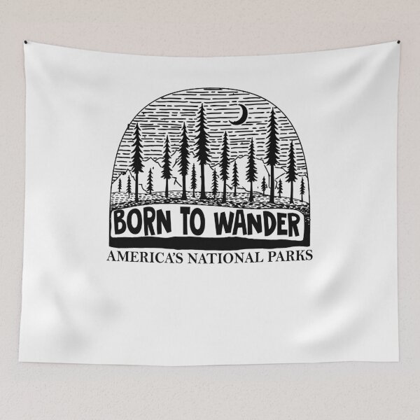 Item preview, Born To Wander America’s National Parks Adventure Design designed and sold by AaronButle42.