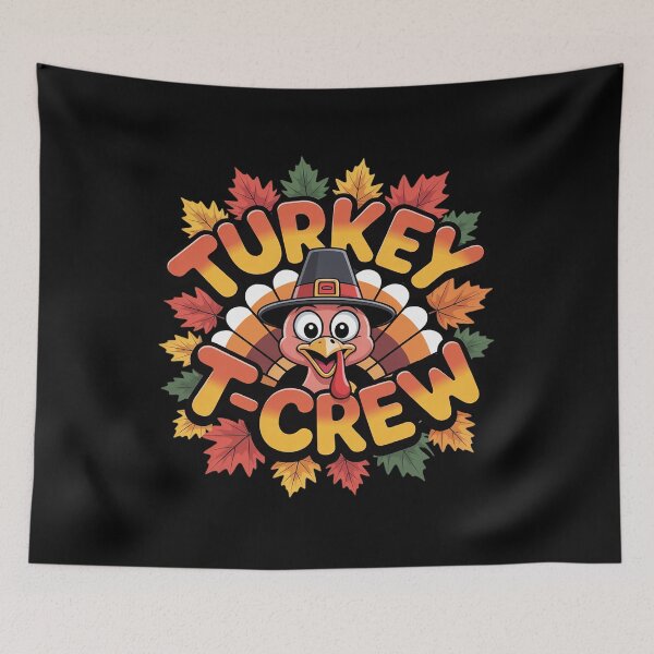 Item preview, Turkey Trot Crew Fun Thanksgiving Running designed and sold by ticlitule.
