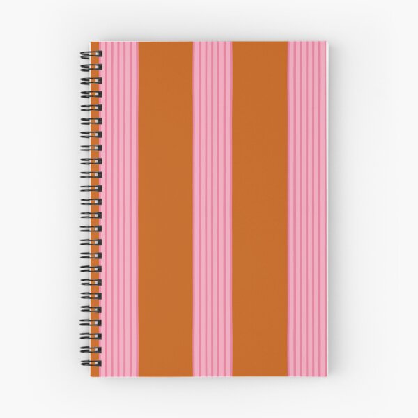 Item preview, Stripy Bands Pattern Pink and Burnt Orange designed and sold by OneThreeSix.