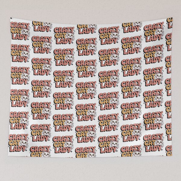 Item preview, Crazy Cat Lady designed and sold by graphic-genie.
