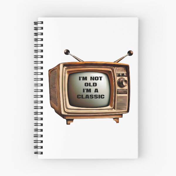Item preview, “Not Old, Just Classic” Retro TV Humor designed and sold by LanaGustavsson.
