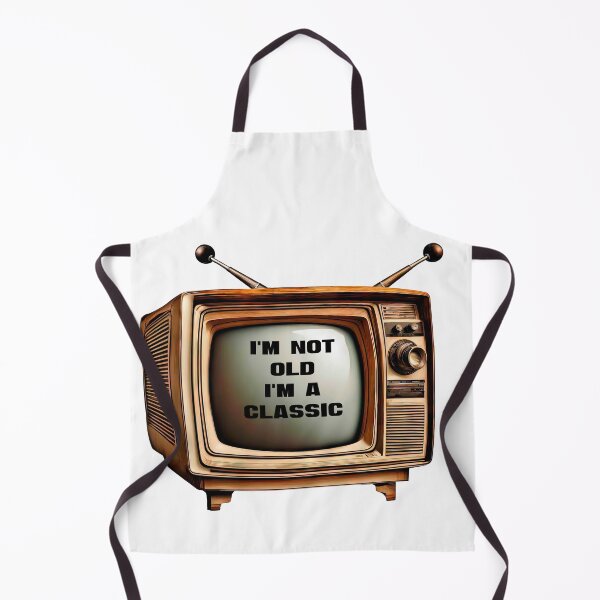 Item preview, “Not Old, Just Classic” Retro TV Humor designed and sold by LanaGustavsson.