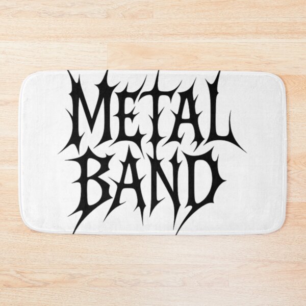 Artikelvorschau, Metal-Band-Logo ganz in Schwarz entworfen und verkauft von Elmerentura.