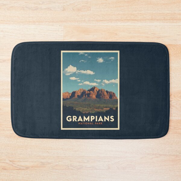Item preview, A Vintage Illustration of Grampians National Park - Australia designed and sold by GoodOldVintage.