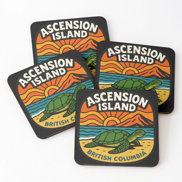 Item preview, Ascension Island British Columbia Sea Turtle designed and sold by TomFrontierArt.