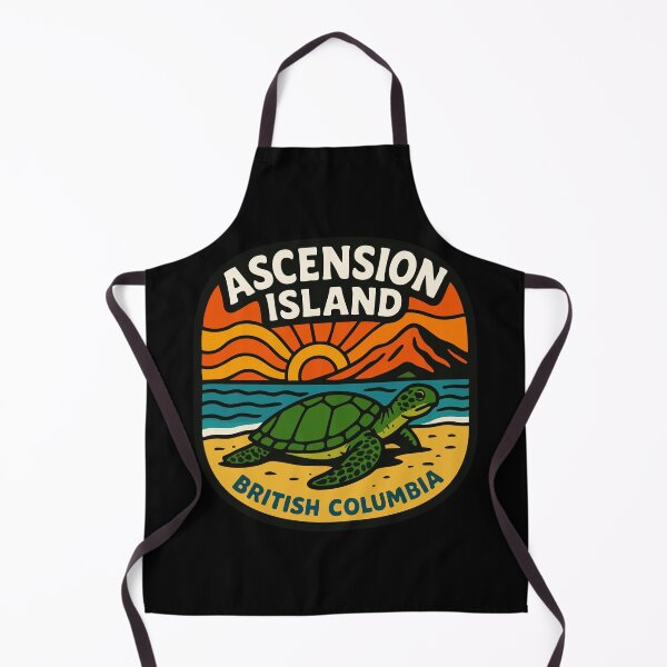 Item preview, Ascension Island British Columbia Sea Turtle designed and sold by TomFrontierArt.