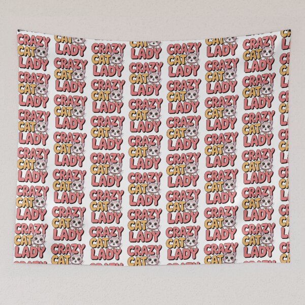 Item preview, Crazy Cat Lady designed and sold by graphic-genie.