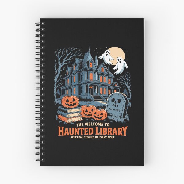 Item preview, Welcome To The Haunted Library Book Lovers Halloween designed and sold by ticlitule.