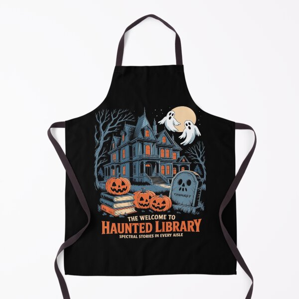 Item preview, Welcome To The Haunted Library Book Lovers Halloween designed and sold by ticlitule.