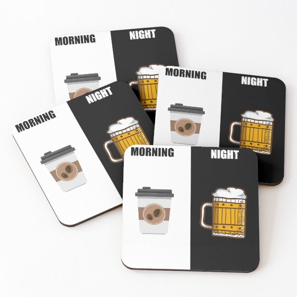 Item preview, Morning And Night your Drink designed and sold by KarazuStudio.