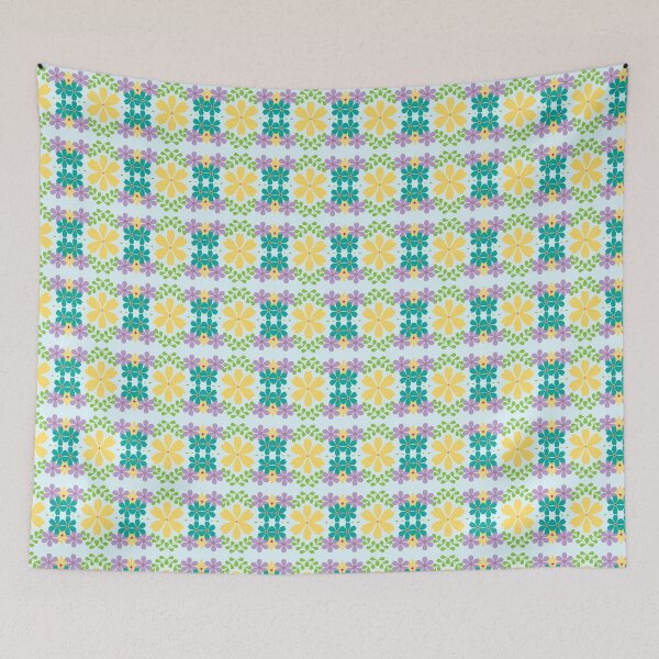 Item preview, leaf blossom green pattern bouquet leaves plant seamless colorful repeat designed and sold by Abrahamjrnd.