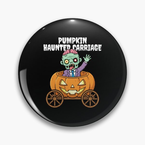 Item preview, PUMPKIN HAUNTED CARRIAGE - ZOMBIE HALLOWEEN designed and sold by KEF Custom.
