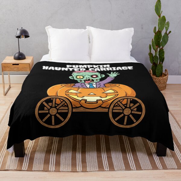 Item preview, PUMPKIN HAUNTED CARRIAGE - ZOMBIE HALLOWEEN designed and sold by KEF Custom.