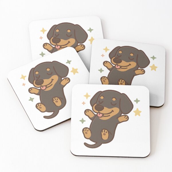 Item preview, Back Sleeper – Funny Dachshund Cartoon designed and sold by Doxie Life.