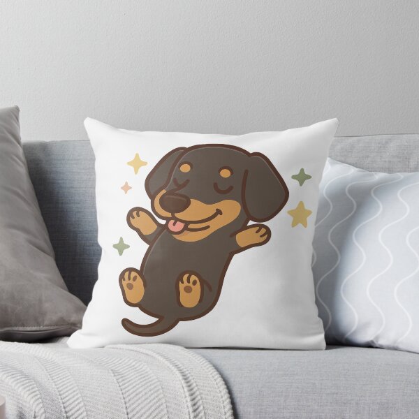 Item preview, Back Sleeper – Funny Dachshund Cartoon designed and sold by Doxie Life.