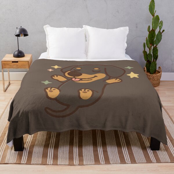 Item preview, Back Sleeper – Funny Dachshund Cartoon designed and sold by Doxie Life.