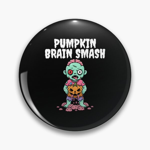 Item preview, PUMPKIN BRAIN SMASH - ZOMBIE HALLOWEEN designed and sold by KEF Custom.