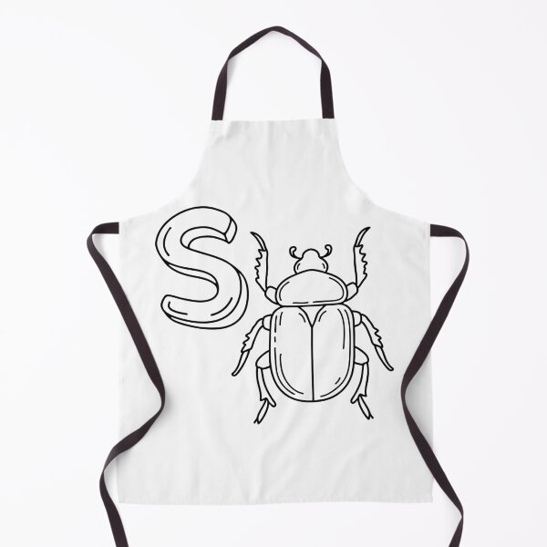 Item preview, An illustration of letter S stand for Scarab beetle designed and sold by rasagamastore.