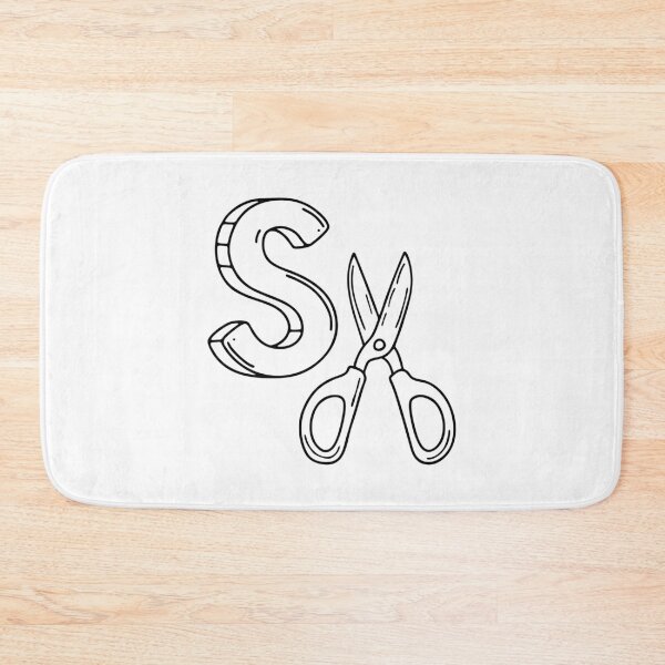Item preview, An illustration of letter S stand for Scissors designed and sold by rasagamastore.
