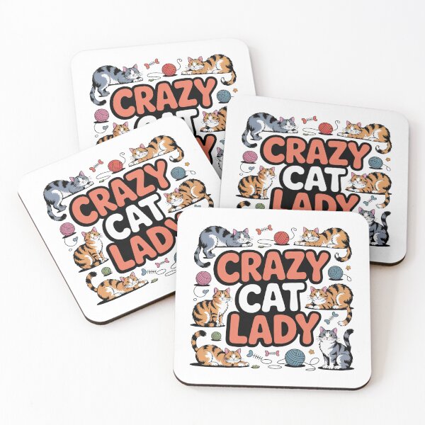 Item preview, Crazy Cat Lady designed and sold by graphic-genie.