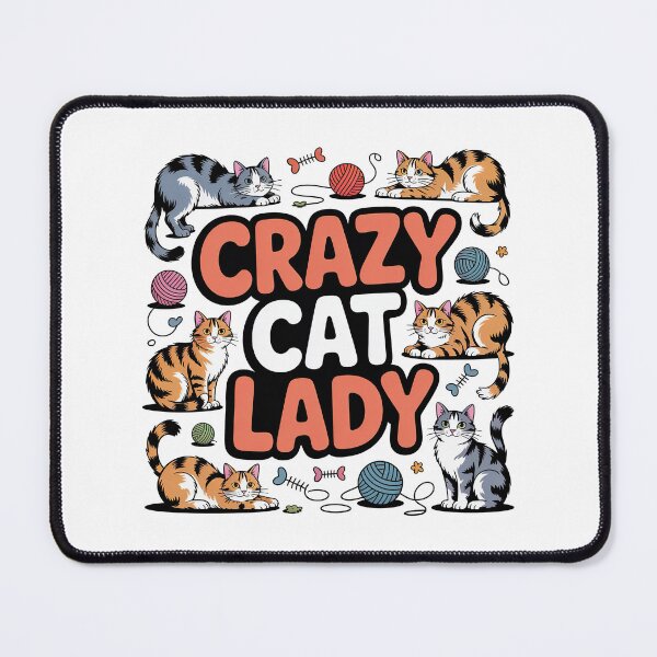 Item preview, Crazy Cat Lady designed and sold by graphic-genie.
