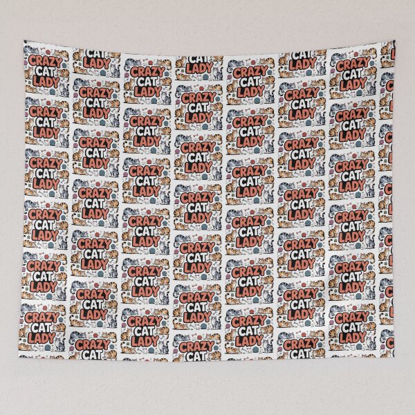 Item preview, Crazy Cat Lady designed and sold by graphic-genie.