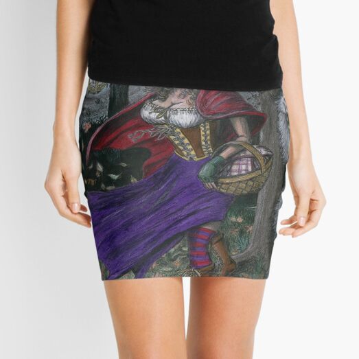 Little Red and the Big Bad Wolf Mini Skirt