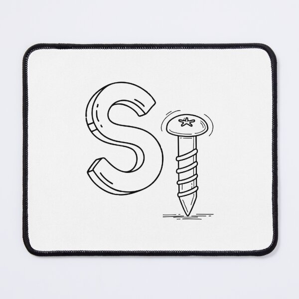 Item preview, An illustration of letter S stand for Screw designed and sold by rasagamastore.
