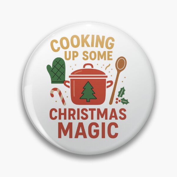 Item preview, Cooking Up Some Christmas Magic | Funny Chef Gift designed and sold by Tender Flower Clothing.