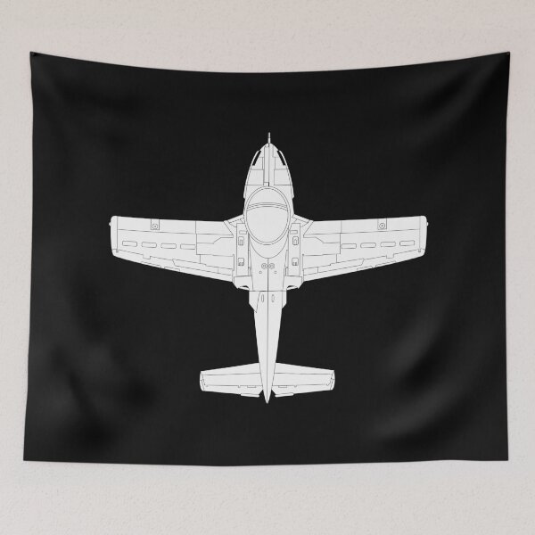 Item preview, Aircraft - T-37-Trainer - Top - LA X 300 designed and sold by Military Insignia Products.