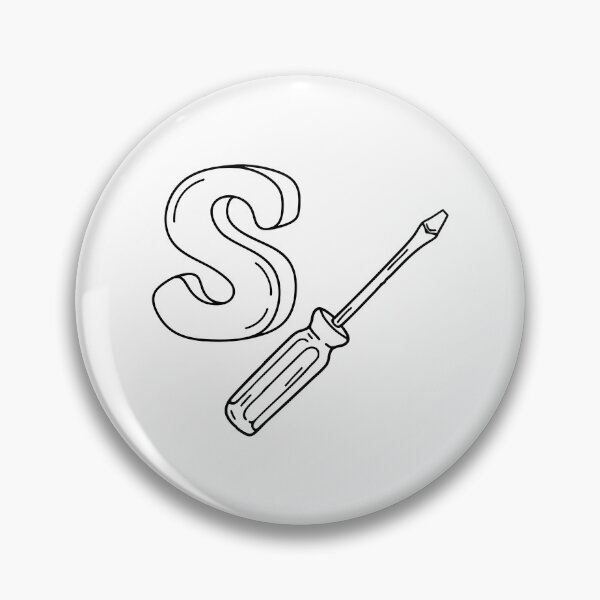 Item preview, An illustration of letter S stand for Screwdriver designed and sold by rasagamastore.