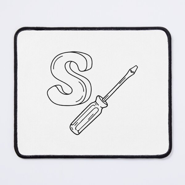 Item preview, An illustration of letter S stand for Screwdriver designed and sold by rasagamastore.