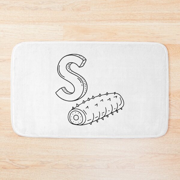 Item preview, An illustration of letter S stand for Sea cucumber designed and sold by rasagamastore.