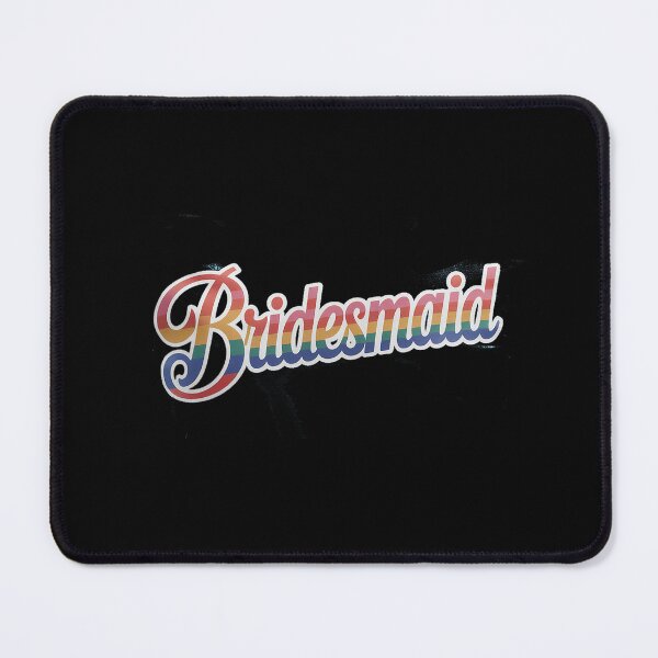 Item preview, Bridesmaid LGBT Heart Rainbow Pride Bachelorette Party designed and sold by KingsLife1994.