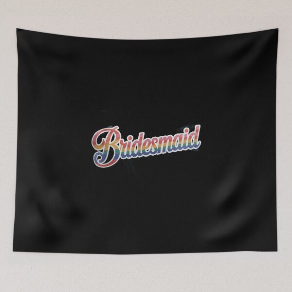 Item preview, Bridesmaid LGBT Heart Rainbow Pride Bachelorette Party designed and sold by KingsLife1994.