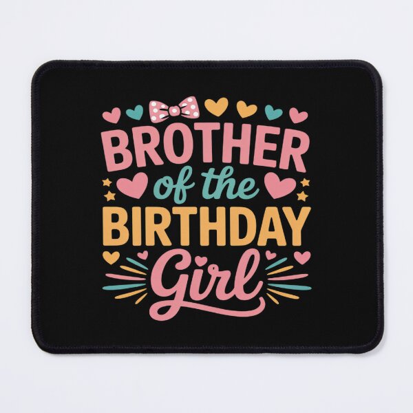 Item preview, Brother of The Birthday Girl Cute Pink Bow Family Matching designed and sold by KingsLife1994.