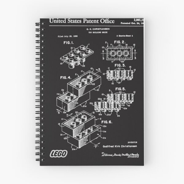 Item preview, Lego-Brick-Patent-White designed and sold by bavardiis.