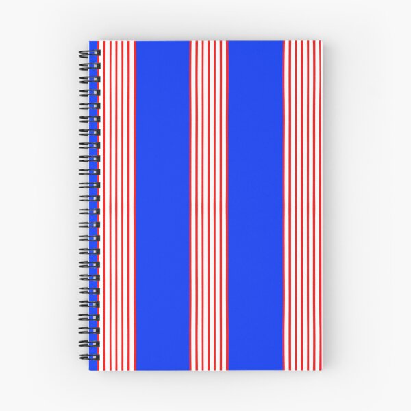 Item preview, Stripy Bands Pattern in Blue, Red and White designed and sold by OneThreeSix.