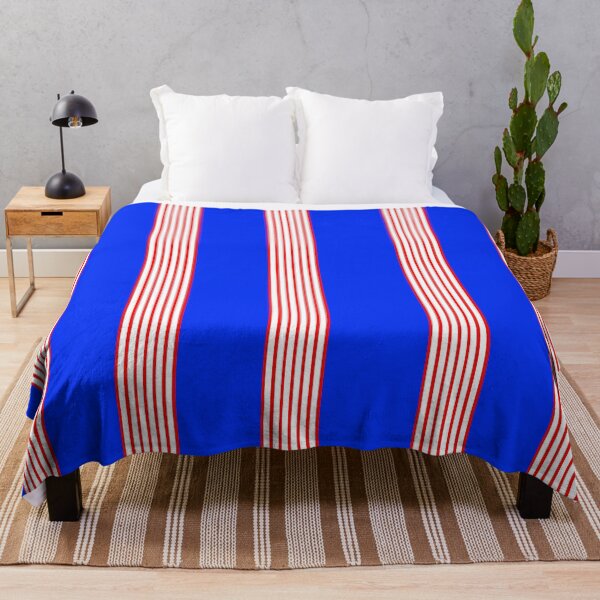Item preview, Stripy Bands Pattern in Blue, Red and White designed and sold by OneThreeSix.