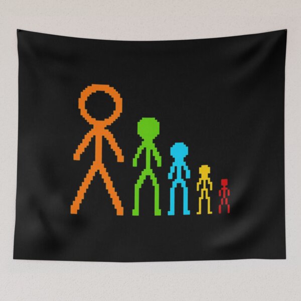 Item preview, Alan Becker Pixel Sticks designed and sold by ThoughtsPaceAr.
