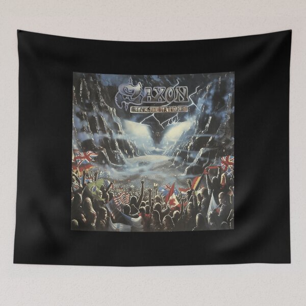 Artikelvorschau, Saxon - Rock The Nations Album 1986 entworfen und verkauft von MICHABINCK.