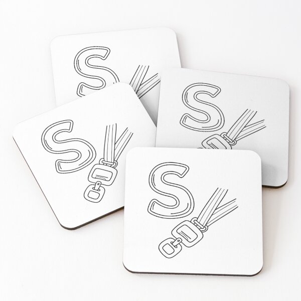 Item preview, An illustration of letter S stand for Seatbelt designed and sold by rasagamastore.