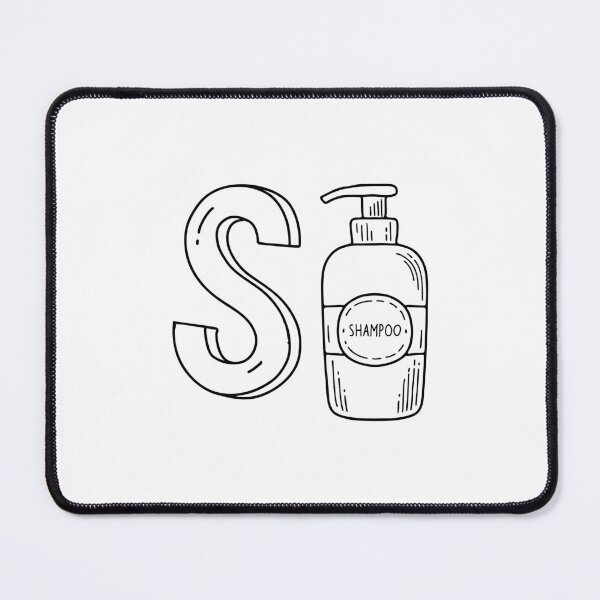 Item preview, An illustration of letter S stand for Shampoo designed and sold by rasagamastore.