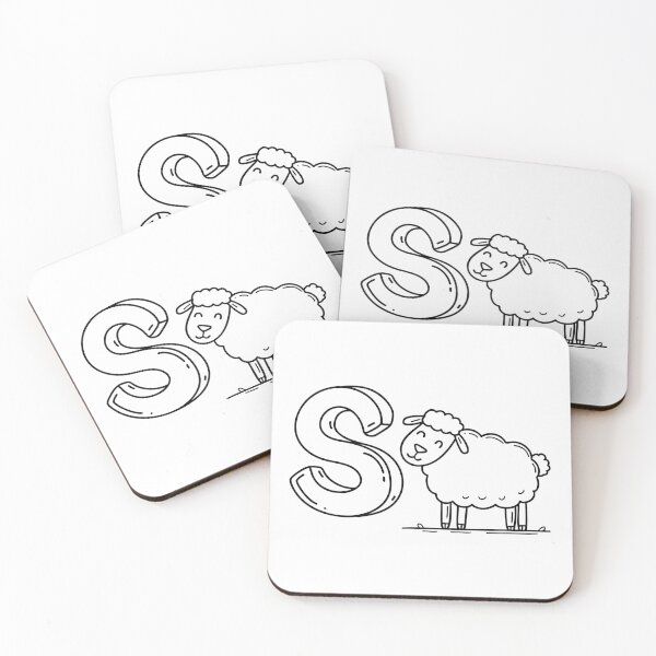 Item preview, An illustration of letter S stand for Sheep designed and sold by rasagamastore.