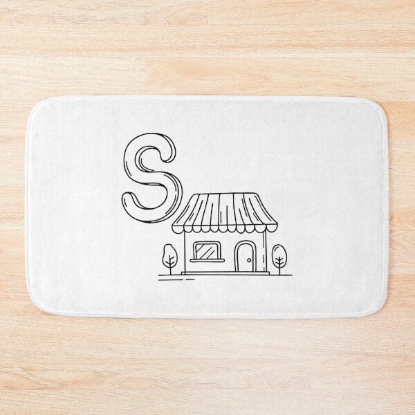 Item preview, An illustration of letter S stand for Shop designed and sold by rasagamastore.