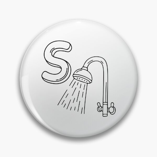 Item preview, An illustration of letter S stand for Shower designed and sold by rasagamastore.