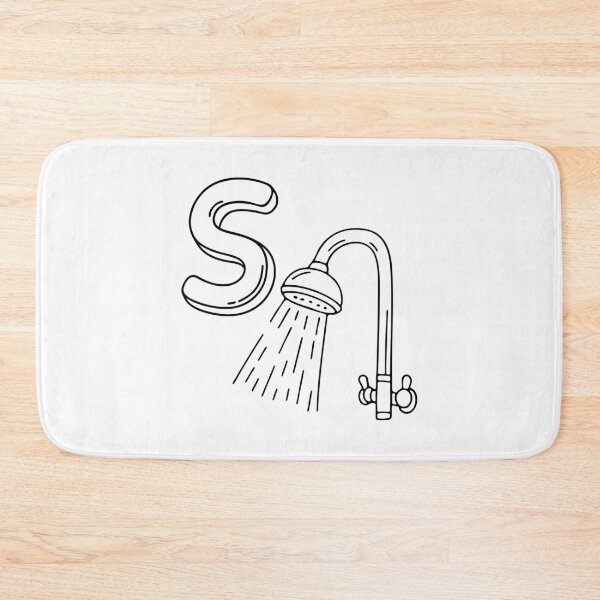 Item preview, An illustration of letter S stand for Shower designed and sold by rasagamastore.