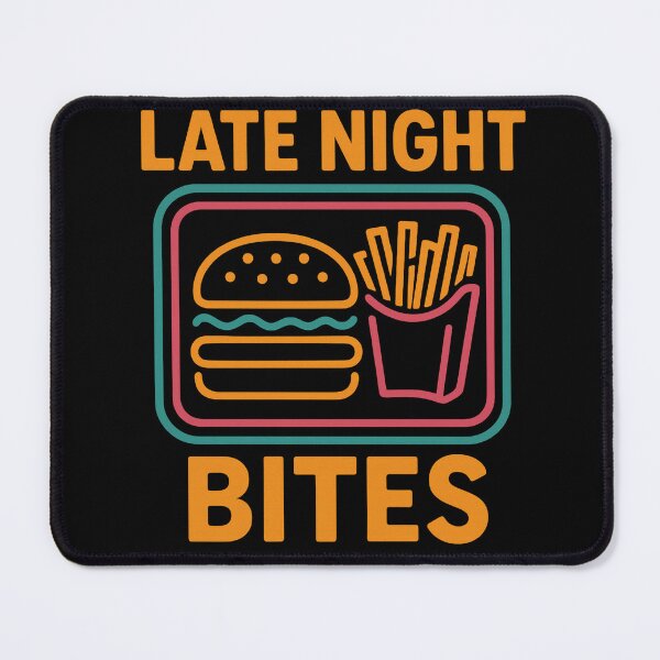Item preview, Late Night Bites Neon Sign designed and sold by TinyDoodles.