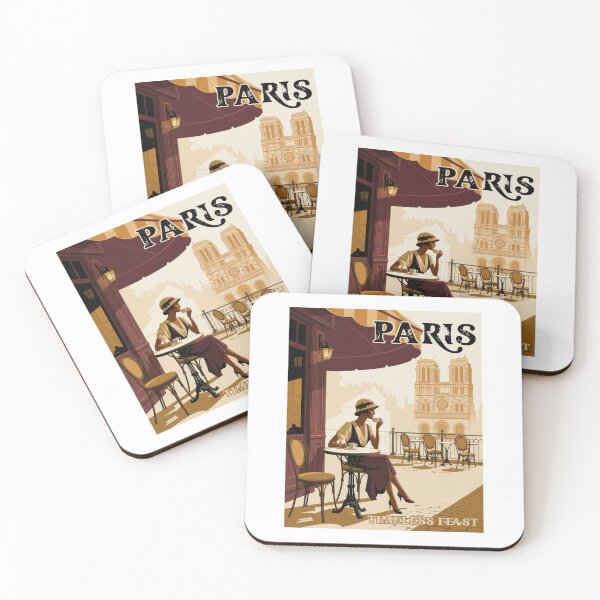 Item preview, Vintage Literary Paris Poster | 1920s Retro Art Deco Print designed and sold by pod24.